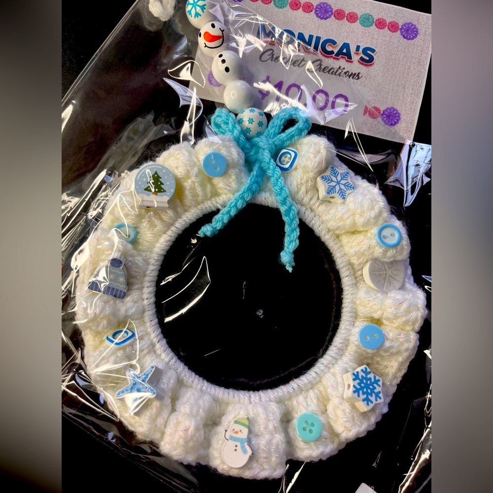 Handmade Christmas Wreath Ornaments